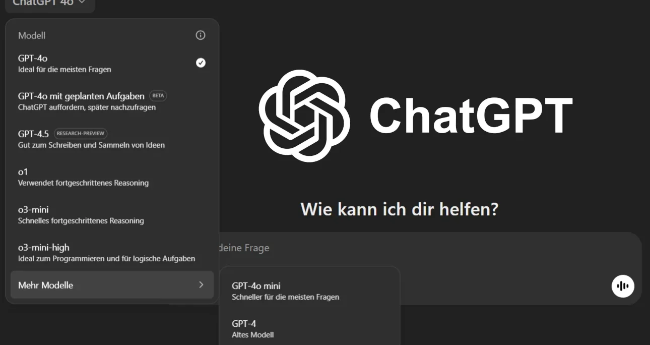 ChatGPT Modelle 2025 im Vergleich: Funktionen und Preise auf einen Blick