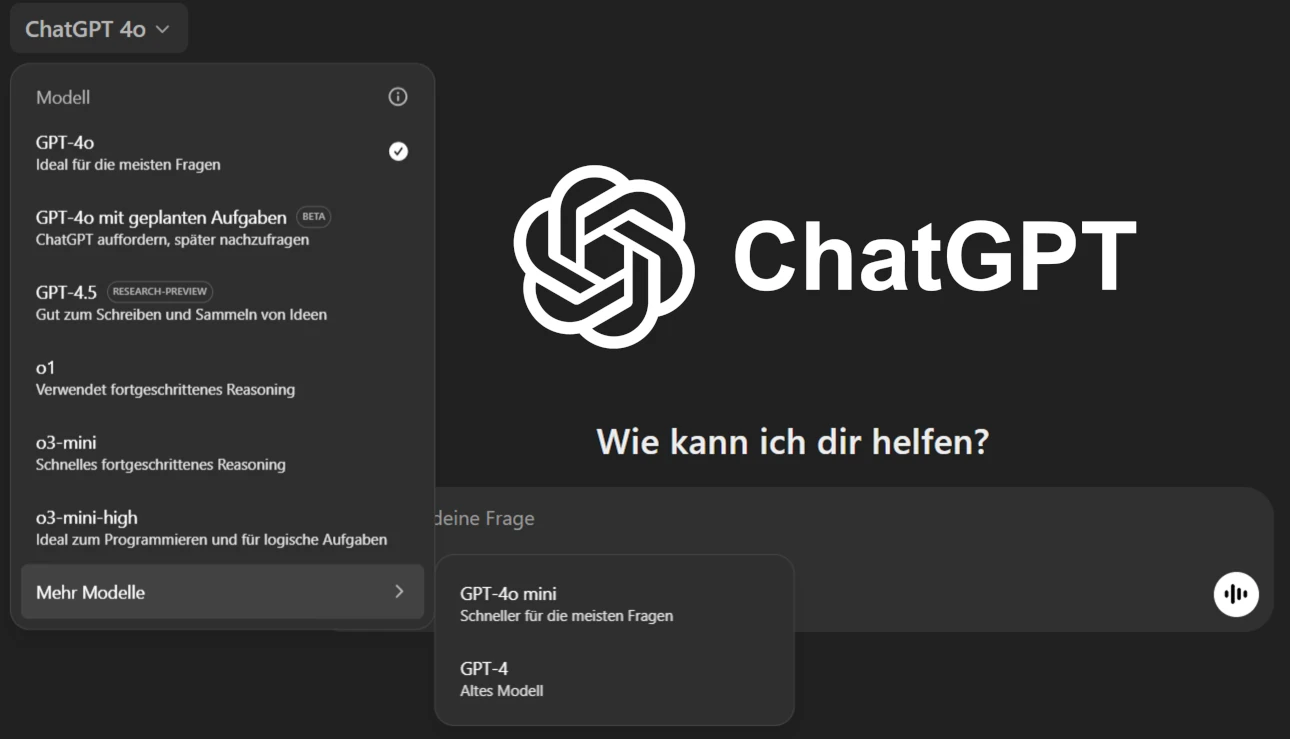 ChatGPT Modelle 2025 im Vergleich: Funktionen und Preise auf einen Blick